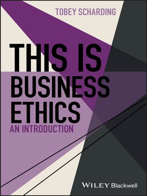 cover image of This is Business Ethics